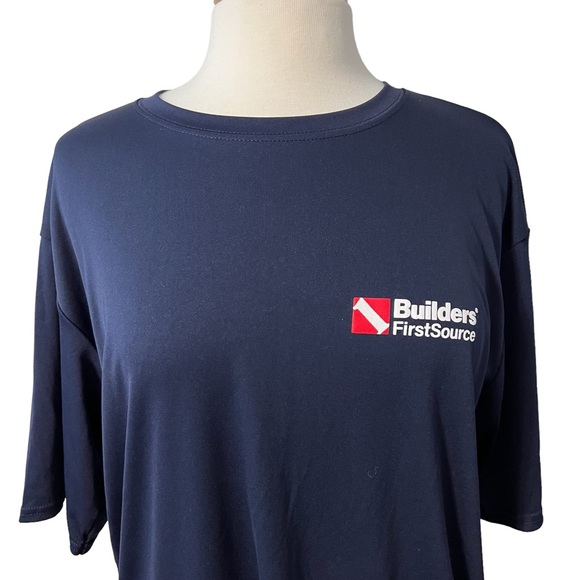 Builders First Source Dry Fit Tee Large - Picture 2 of 5